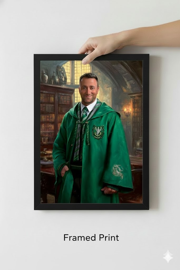 The Grand Hall Framed Portrait (Ready-to-Hang)